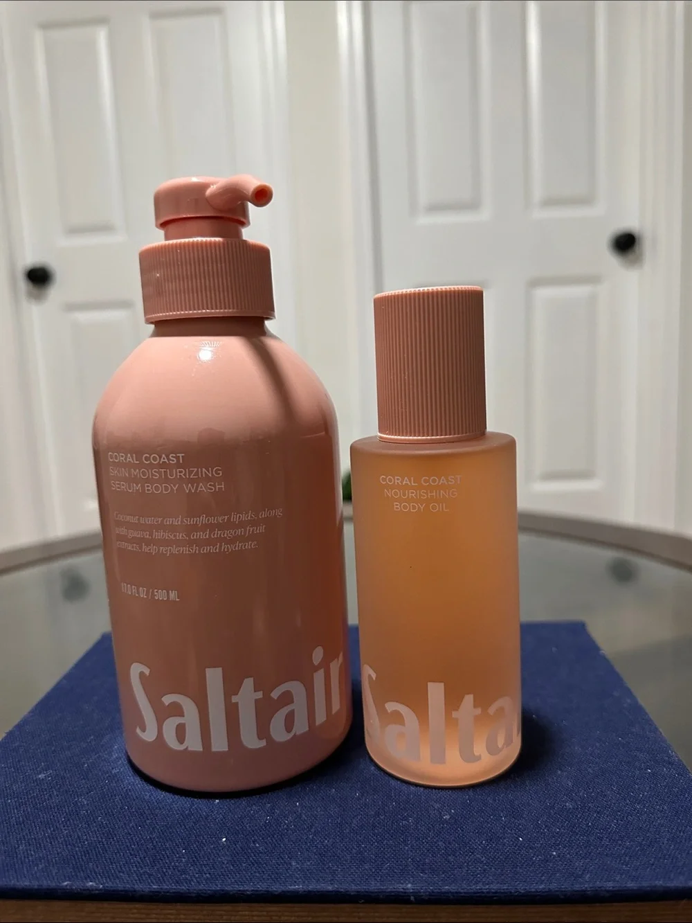 Saltair Coral Coast Ritual Set - Serum Body Wash & Oil